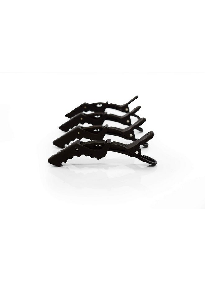 Colortrak - Rubberized Jumbo Croc Clips 4 Pack, Rubberized Finish Croc Clips To Prevent Slippage, Stain Resistant, Ergonomic Grip, Doublehinged Design, 5.3" Long - Image 1
