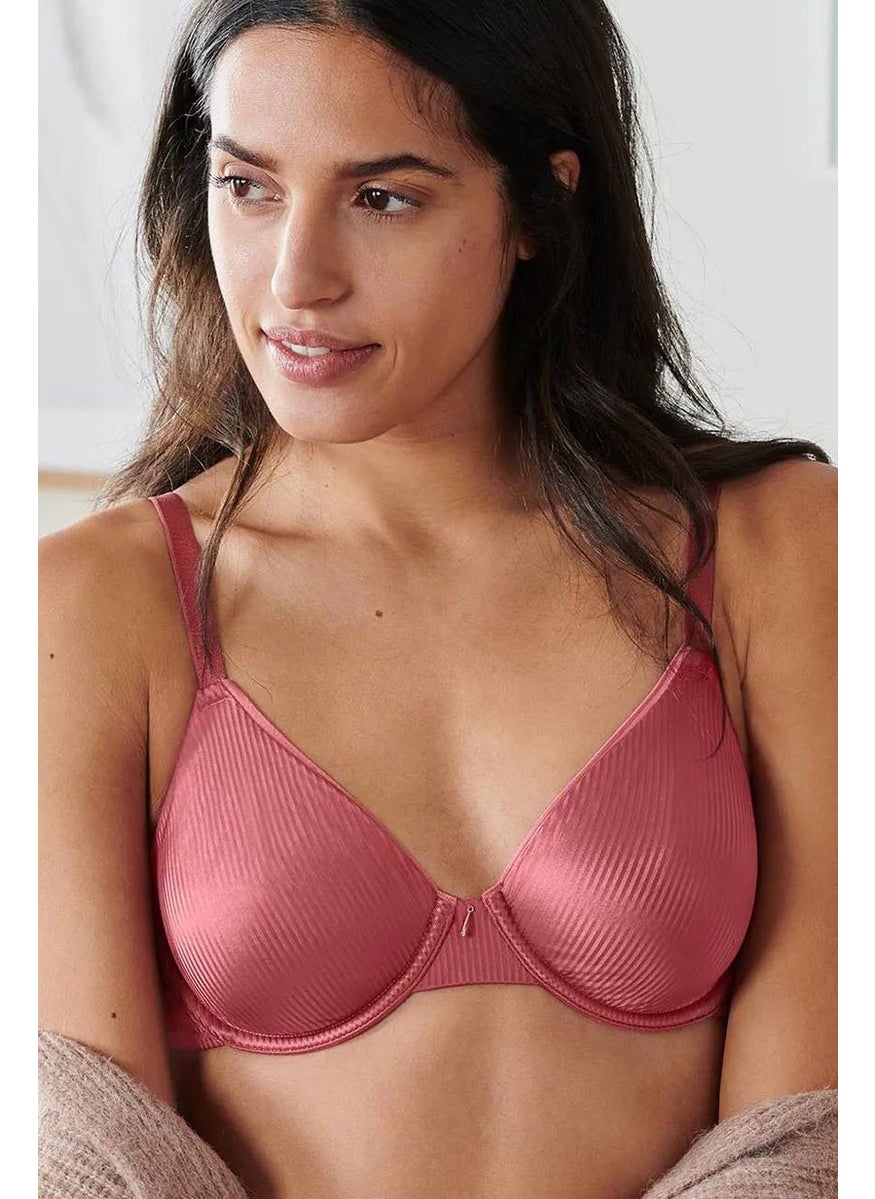 Tchibo Women 1 Piece Non Padded Underwired Bra, Dark Rose  - Image 1