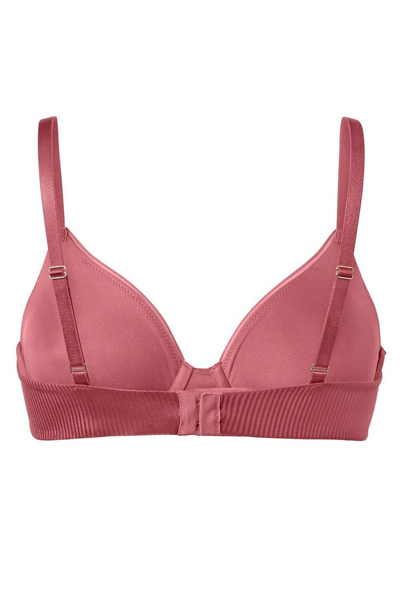 Tchibo Women 1 Piece Non Padded Underwired Bra, Dark Rose - Image 3