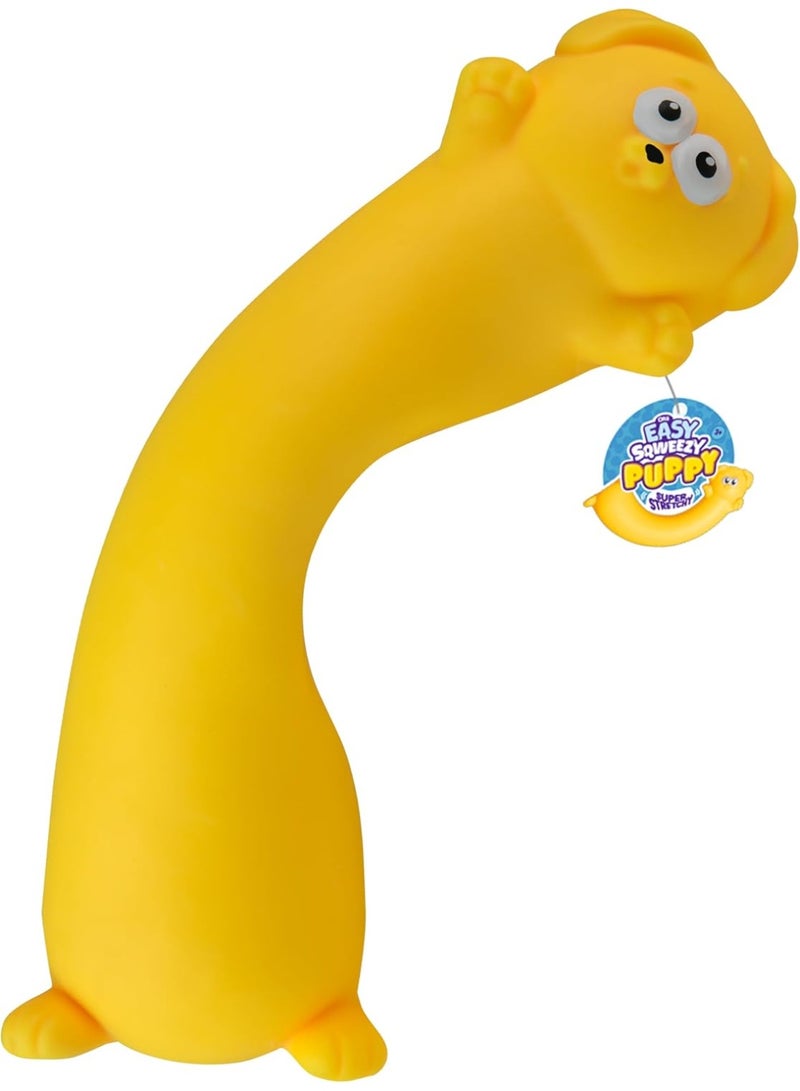 ORB Easy Sqweezy Giant Stretchy Dog Toy, Stretchable Up to 5 Feet, Jumbo Yellow Squishy Puppy, Stress Relief Squeeze Sensory Fidget Toy for Kids & Adults - Image 3