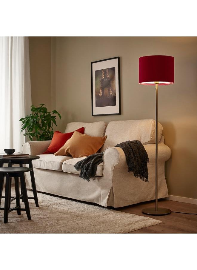 erorex Lamp shade, dark red velvet, 33 cm  - Image 3