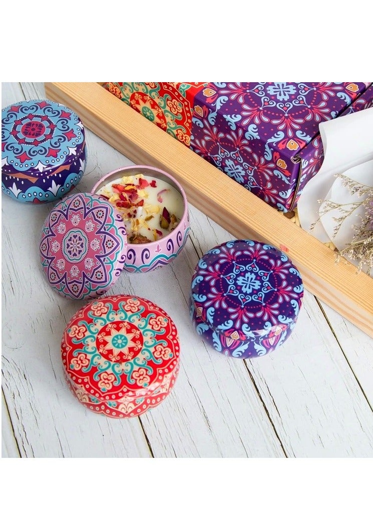 Set of 6 Gifts Scented Candles Gift Box Soy Candles Scented Candle Gift Box Set for Birthday gift Wedding, Party Souvenir ,Bathroom,Yoga Valentine's Gift Ramadan Eid Gift  - Image 4