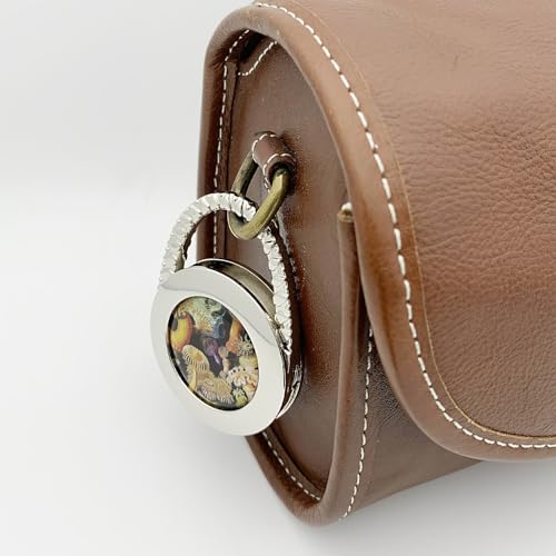KSMD Purse Hooks for Table and Bars,Portable Purse Hanger Organizers Hooks Handbag Holder Pocketbook Holder Bag Storage for Desk Bag Hook,Foldable Folding Table Hook Hanger (Benthos) - Image 3