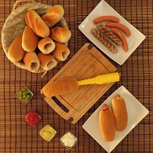 Hotdogger, Hot Dog Bun Driller Perfect for Grilling and BBQ, Ideal Size for Brats and Other Sausages - Image 2