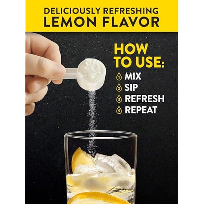 Nature's Truth Electrolytes Powder | No Sugar | with B Vitamins | Refreshing Lemon Flavor | Vegan, Non-GMO & Gluten Free Supplement for Hydration - Image 5