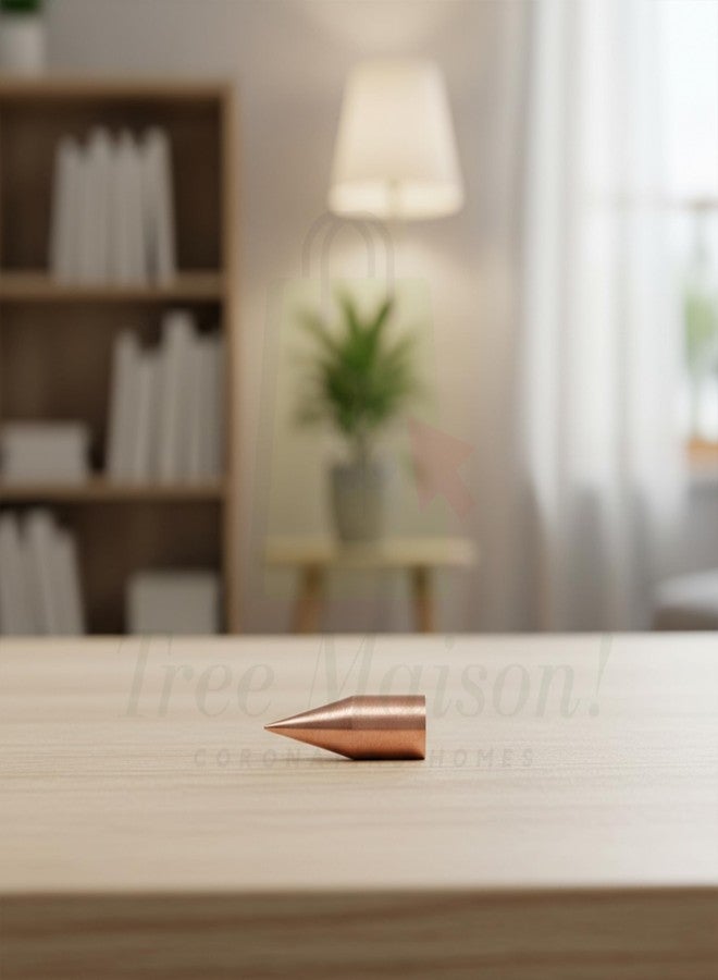 TREEMAISON Vastu Copper Kilak | Size - 2 Inch Approx |Weight of 1 Kilak- 74gm Approx | Conical Rod Nail for Vastu Dosh Correction | Vastu Remedy | (Set of 2 - Image 4