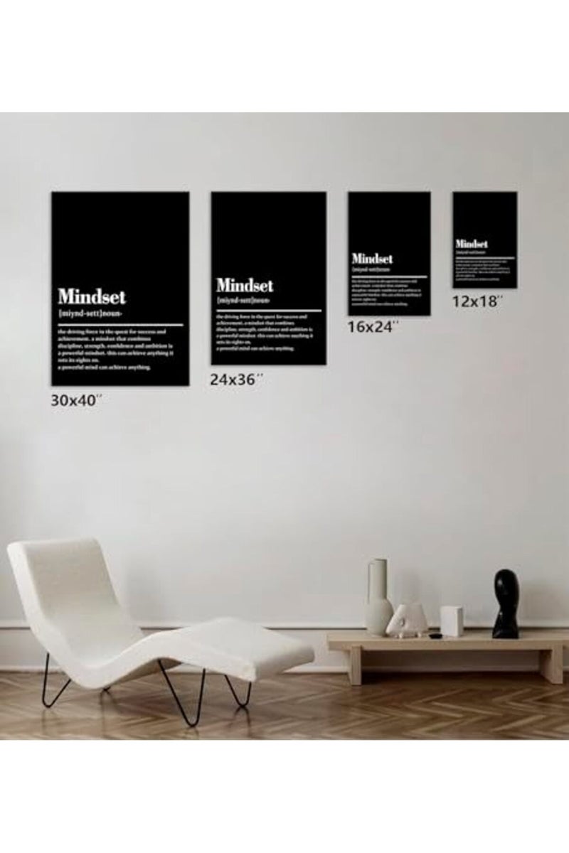 KAWAHONE Motivational Quotes Mindset Wall Art - Image 4
