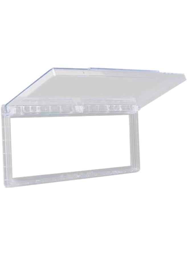 3 Gang Waterproof Outlet Cover Outlet Panel Cover Flip Weatherproof Cover Outlet Cover for Home Improvement Living Room, Transparent - Image 1