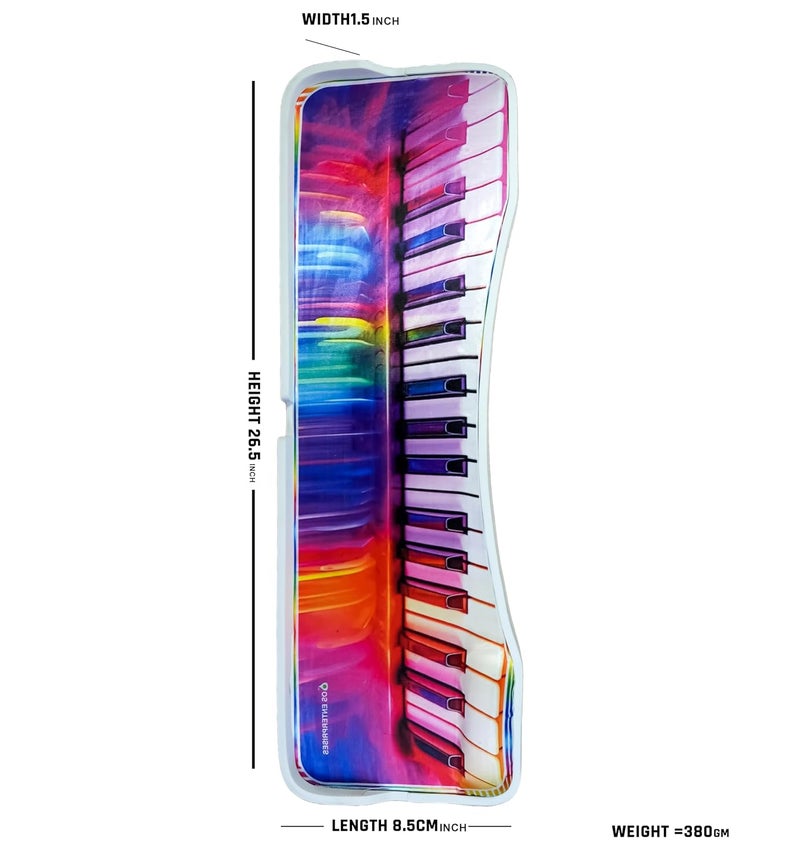 OS Enterprise Keyboard Mouse Chair Tray System Unique Curvy Design Gives Rich Look for Home Office Computer Desk Piano Theme