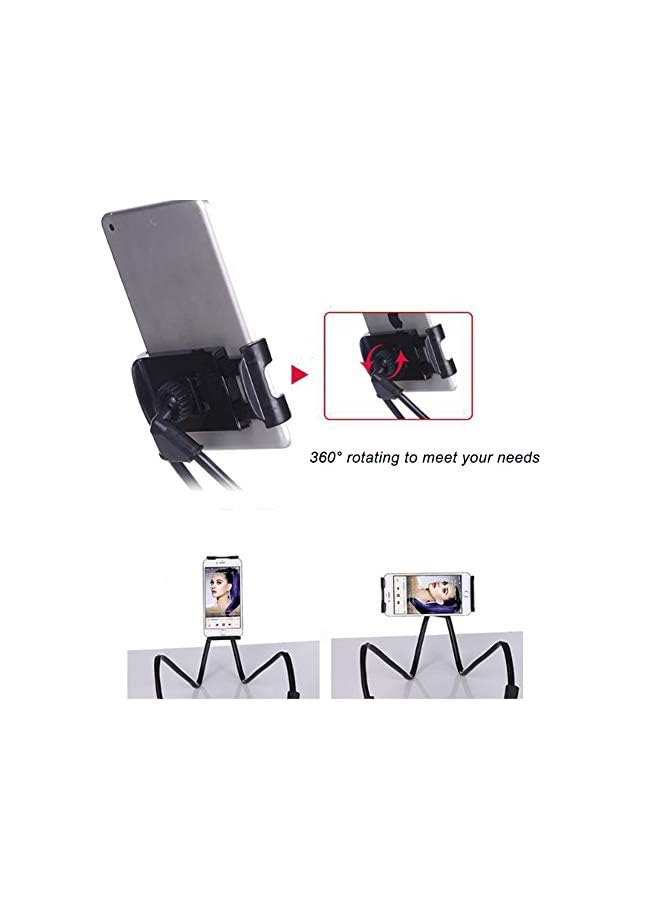 PROMASS Phone Holder Hanging on Neck, Juerly Lazy Mobile Phone Bracket Clip on Bed Flexible Desk Cell Phone Mount Stand Free Your Hands for 3.5''- 6.3'' Phone - Image 3