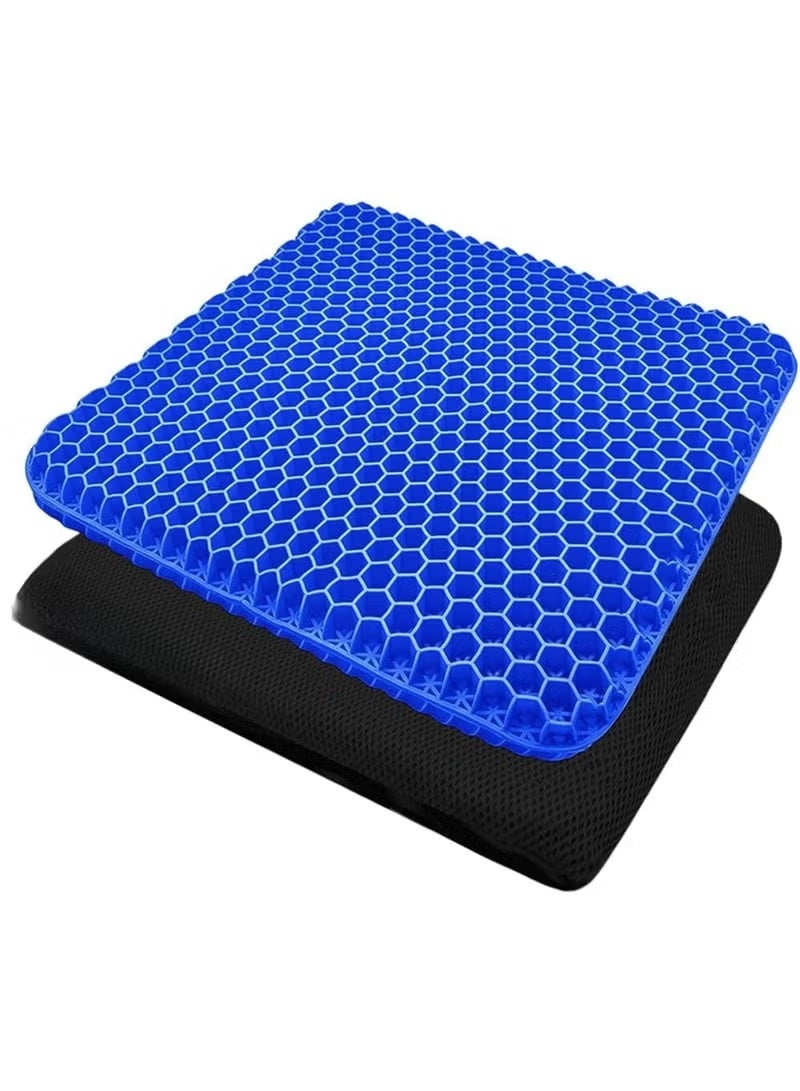 Gel Seat Cushion with Honeycomb Design, Breathable Chair Cushion with Non-Slip Cover for Office Chair, Car Seat, Wheelchair and Home Use - Image 5