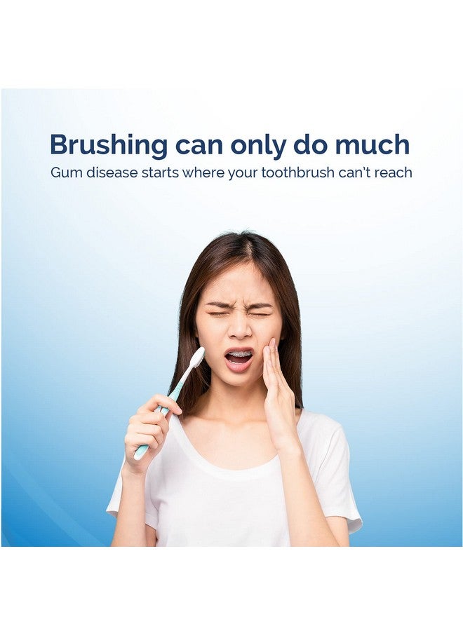 Proxysoft 3In1 Dental Floss For Optimal Teeth Flossing 1 Pack Precut Ortho Floss Threaders For Braces Tight Spaces Bridges Implants With Builtin Soft Proxy Brush And Stiff Threader Flosser - Image 4