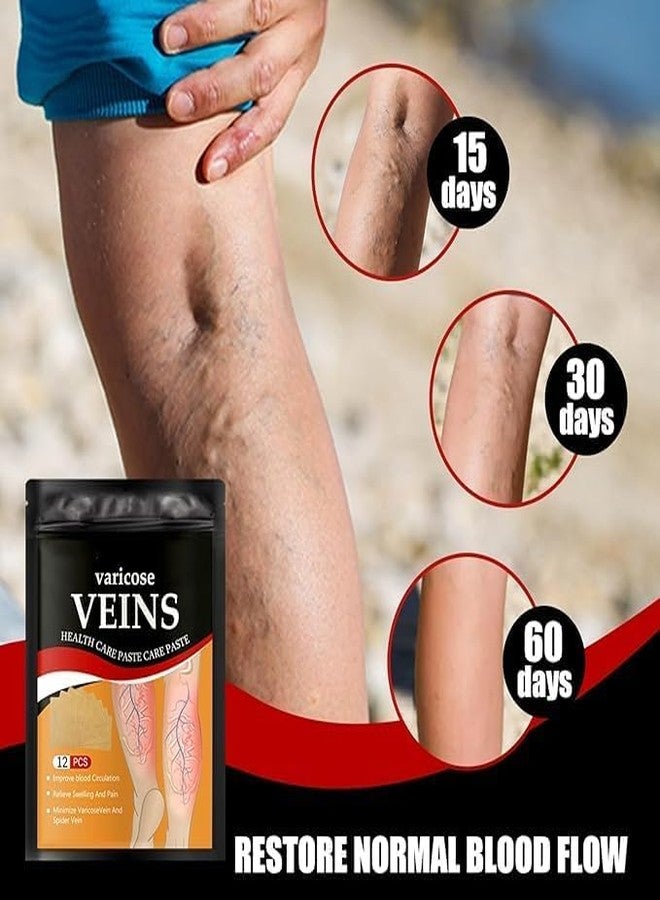 INNPOLE Varicose Veins Remover For Legs Patch Spider Veins Removal for Legs Patch,Improve Blood Circulation, Soothing Leg Fatigue (12) - Image 3