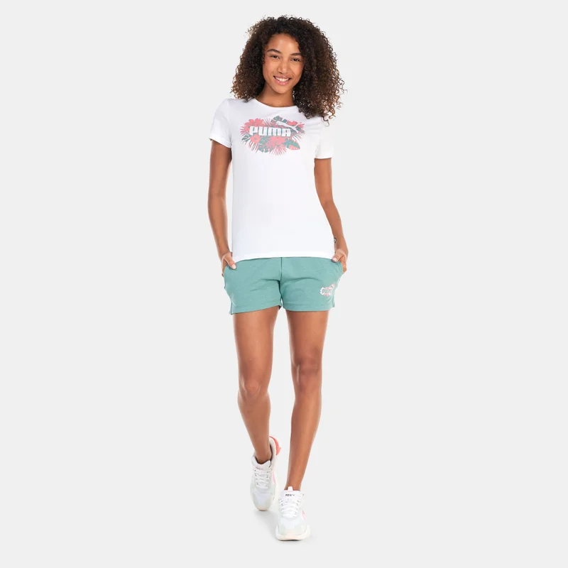 PUMA Women's Essentials+ FLOWER POWER T-Shirt
