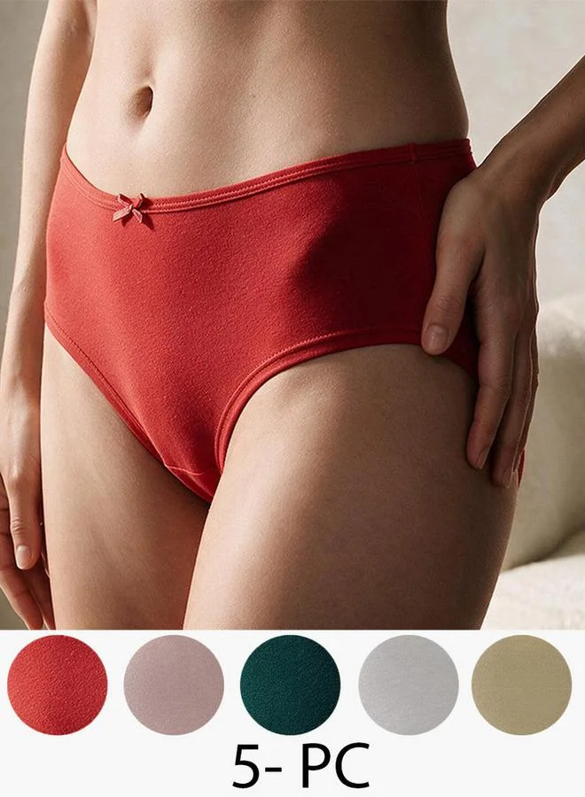 Pack of 5 Intimates Mid-Rise Briefs