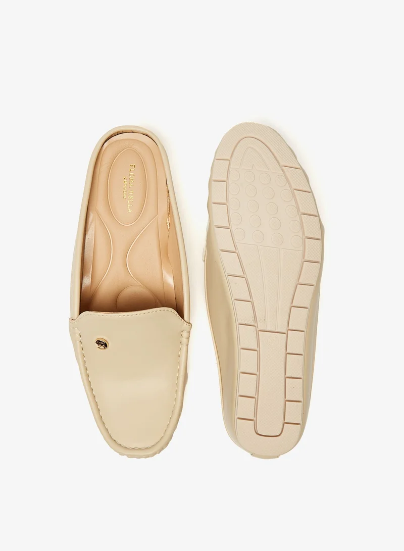 Flora Bella By Shoexpress Womens Stud Embellished Wedge Heel Mules
