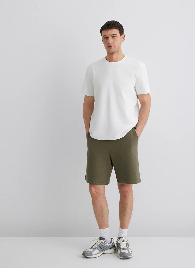 MAVI Khaki Basic T-Shirt