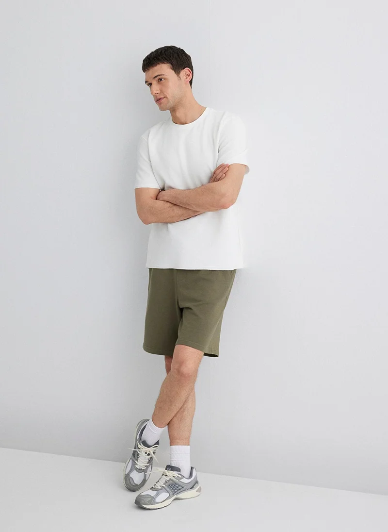 MAVI Khaki Basic T-Shirt