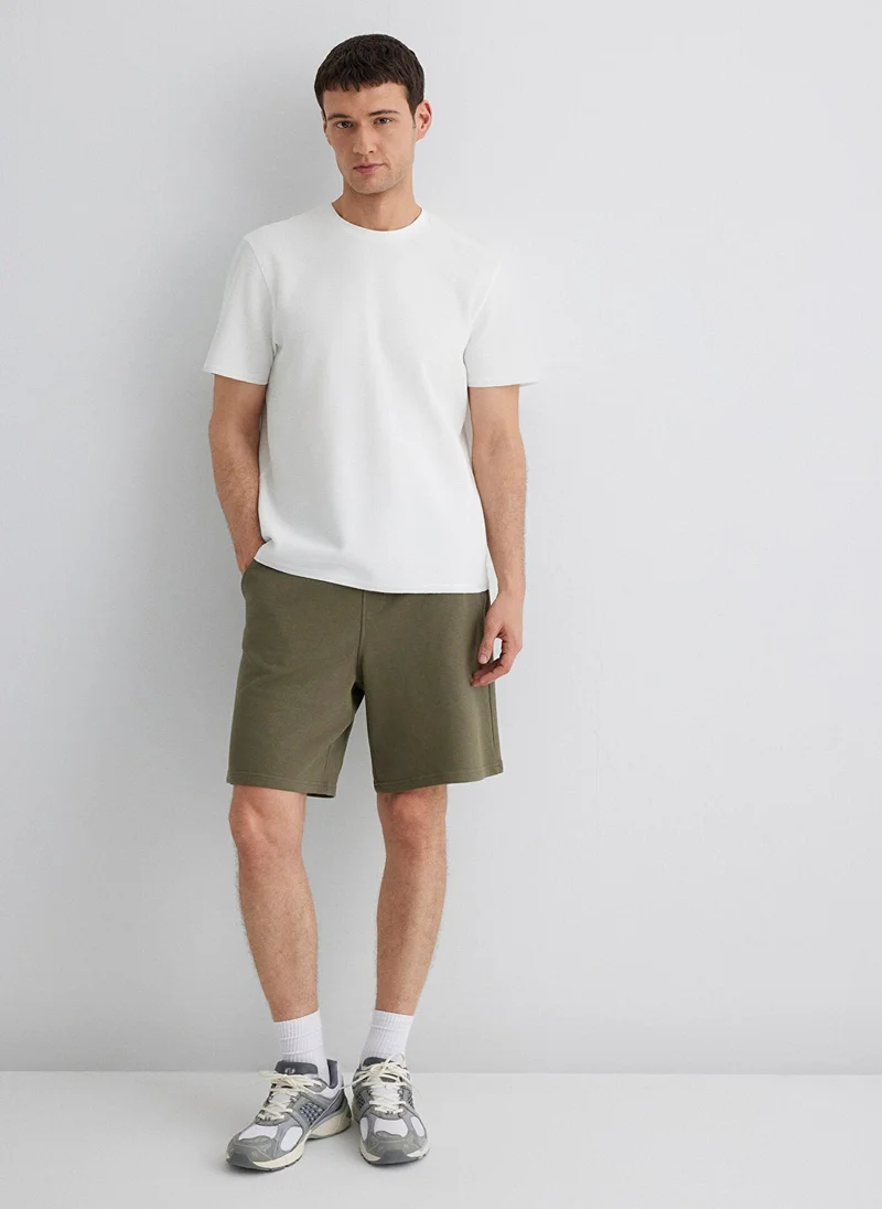 MAVI Khaki Basic T-Shirt