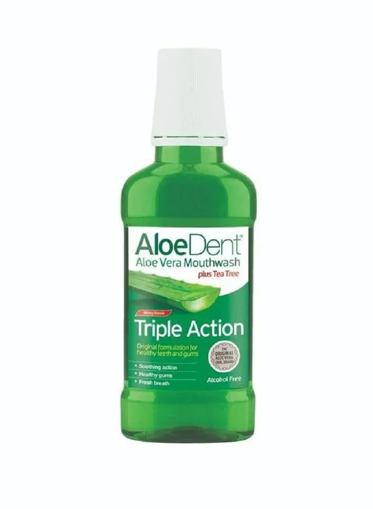 AloeDent, Mouthwash, Triple Action 250 ml - Image 1