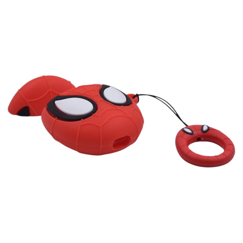 SPIDERMAN C.F.S Silicone Protective Case for AirPods - Red - Image 3