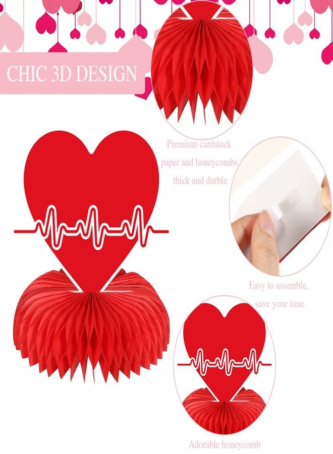 Yisong 2026 Nursing Graduation Party Supplies Nurse Congrats Grad Honeycomb Centerpiece for Nurses Appreciation Week Nurses Table Toppers RN Graduation Party Decorations - Image 3