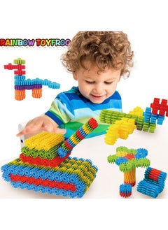 RAINBOW TOYFROG Interlocking Gears Toys For Kids - 100 Piece Kit With Tote - Colorful Manipulatives For Preschool Sensory Bin Or Occupational Therapy Tools - Stem Building Toys For Girls & Boys  - Image 2