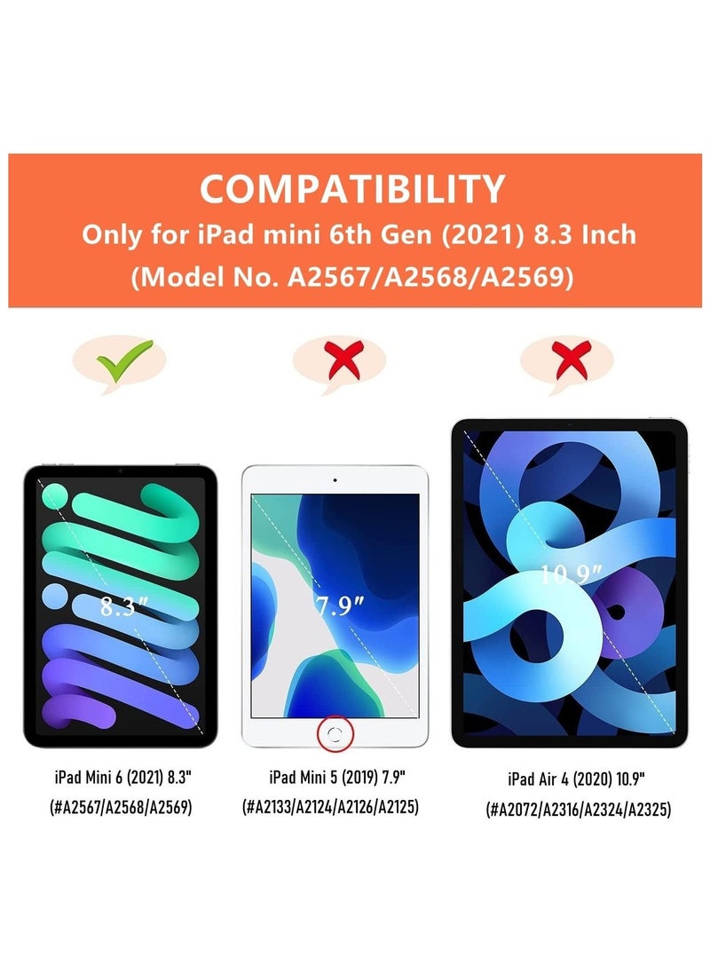 vesus Compatible with iPad Mini 6 Clear Case, Ultra-Thin Transparent Soft TPU Back Cover Flexible Protective Skin Case for 8.3" iPad Mini 2021 6th Generation (Clear) - Image 2