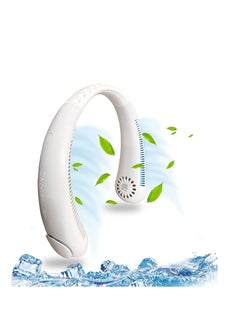 Generic Portable Neck Fan - Bladeless - Rechargeable - Wearable - Expandable to Fit All Neck Sizes - Quiet Fan - Stylish Professional 2022 Grade - Up to 9 Hours of Battery Life - 3 Different Fan Speeds  - Image 2