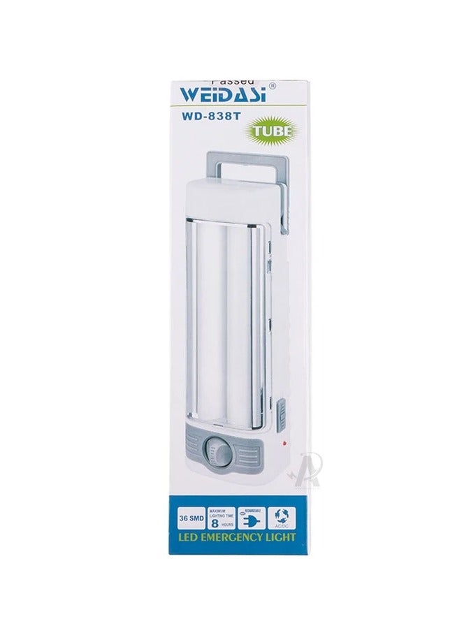 WEIDASI WD-838T Portable LED Rechargeable Emergency Lantern for Outdoor and Camping - Image 1