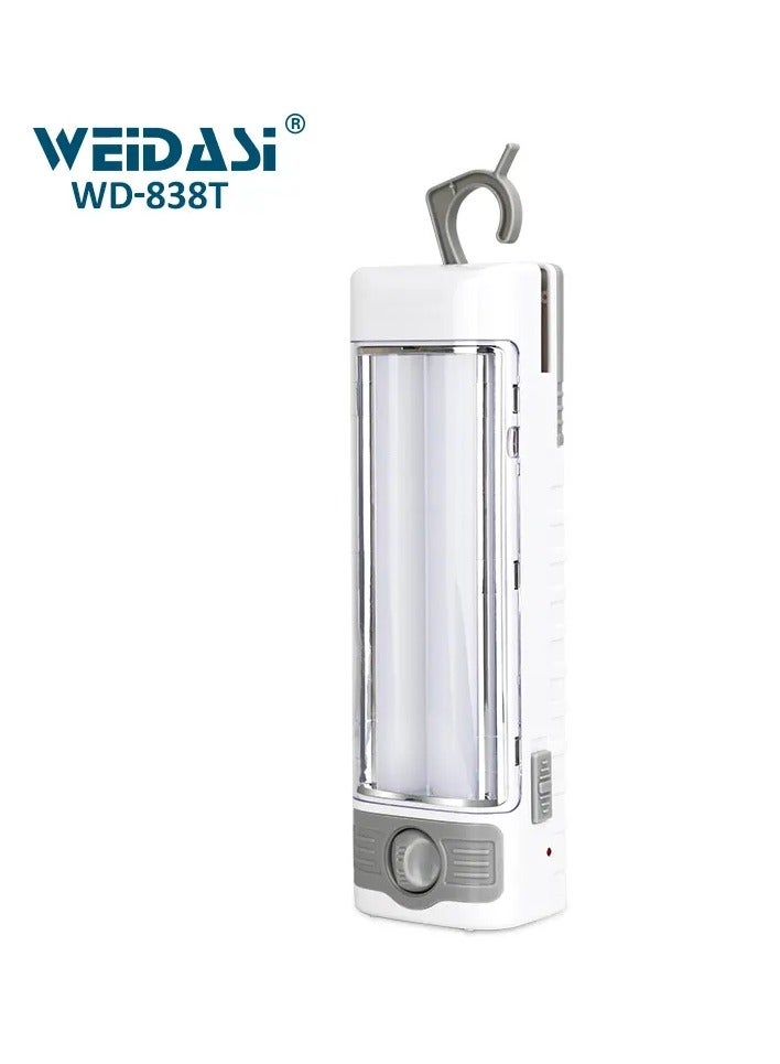 WEIDASI WD-838T Portable LED Rechargeable Emergency Lantern for Outdoor and Camping - Image 3