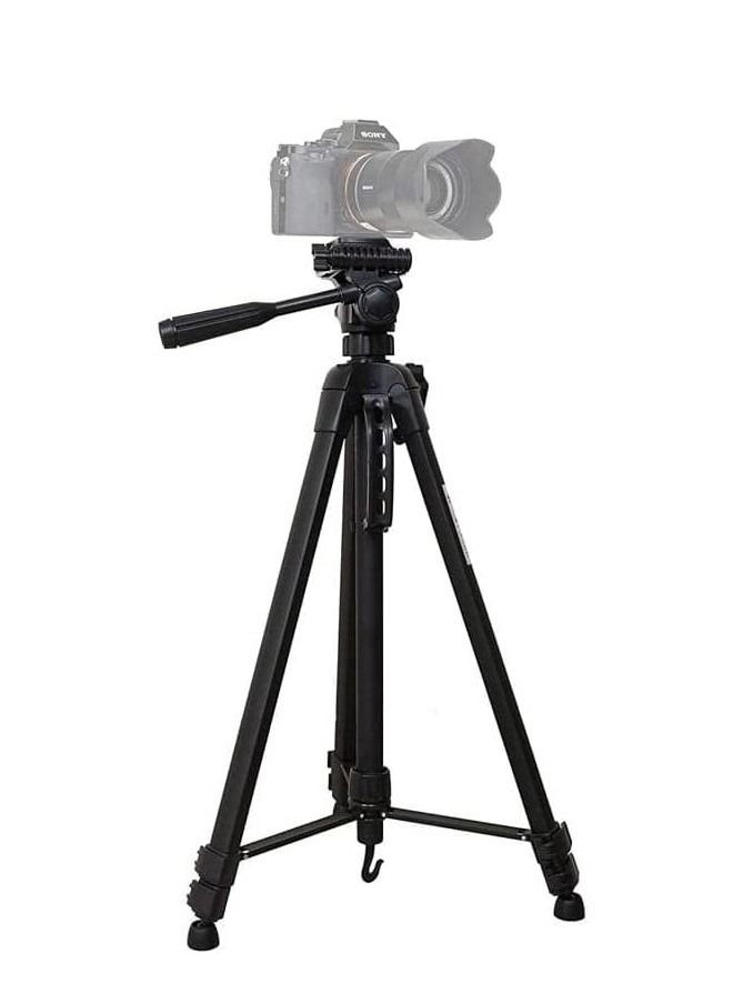 PADOM - Padom WT-3520 Tripod Aluminum Camera Tripod Monopod with 360-Degree Rotatable Center Column and Ball Head, Quick Shoe Plate, Bag for DSLR Camera, Video Camcorder, Travel - Image 1