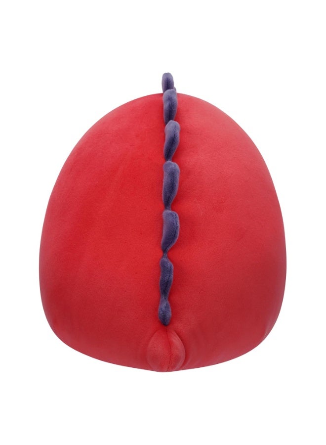 Squishmallows 7.5-Inch Dolan the Red Dino with Green Spots Plush Toy - Image 2