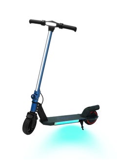Crony S32 Children's E-Scooter,130W Motor, 10-16KM/H Speed, 21V/2.5AH Battery, 5-8KM Range, Foldable & Portable, Aluminum Alloy Frame, LED Display & Lights, Foot Brake, Safe Electric Skateboard for Kids, Teens, and Young Riders, Easy-to-Use for Beginners Electric Scooter, Eco-Friendly Battery-Powered Ride for Children, Lightweight Kids Motorized Scooter, Electric Kick Scooter for Toddlers, Small & Kid-Friendly E-Scooter, 100KG Max Load, LED Light Base, Safe Braking System, Ideal for Short Commutes, Charging Time 2-3 Hours, Compact Design for Easy Storage, Easy Folding Mechanism, Durable and Sturdy Frame, Perfect Scooter for Outdoor Adventures, Youth Electric Rideable, Portable Electric Scooter with Safety Features, Ideal for Kids Who Want to Explore, Fun and Practical Scooter for Family Rides, Suitable for Youth Riders, Electric Scooter with Speed Control for Safe Riding, Perfect Gift for Kids and Teens，Blue  - Image 1