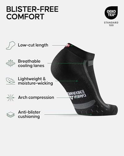DANISH ENDURANCE Ankle Running Socks for Men Women, Athletic Compression, Cycling, Fitness - Image 2
