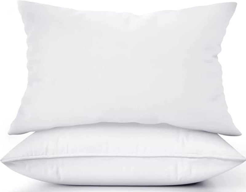 GUFFAW Premium Microfiber Pillow Filler 16"x26" inches (White) Pack of 2 - Image 2