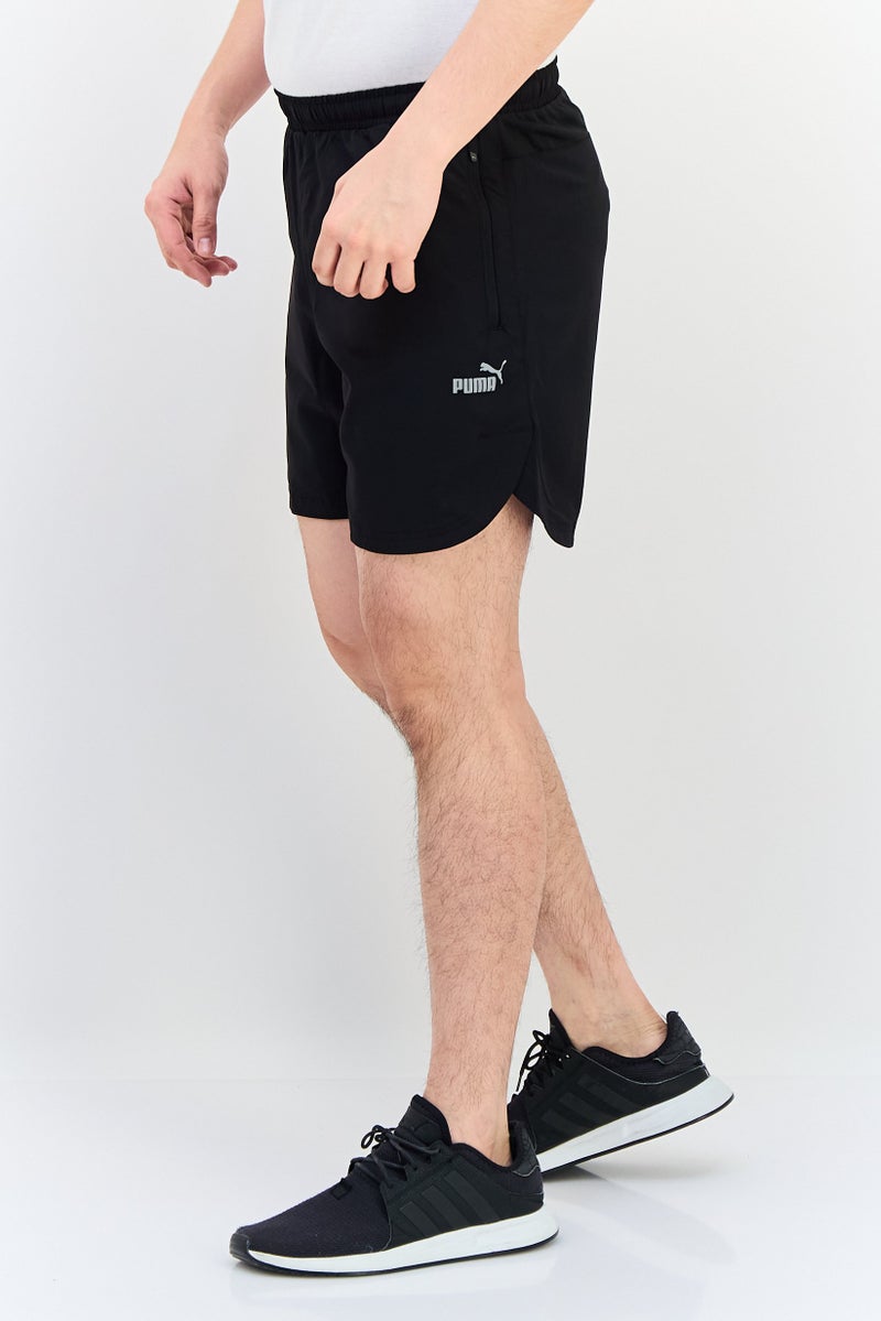 PUMA شورت تدريب عادي للرجال، أسود - Image 4