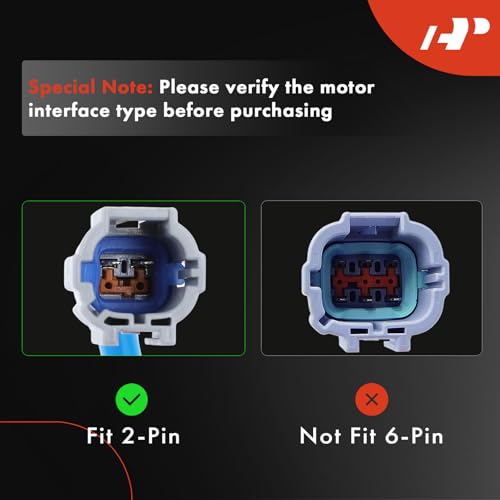 A-Premium Rear Left Power Window Lift Motor Compatible with Nissan Maxima 2004-2008, Titan 2004-2011, Armada 2005-2011, Pathfinder Armada 2004, 2 Pins, Driver Side, Replace# 827317S000, 827317Y000 - Image 2