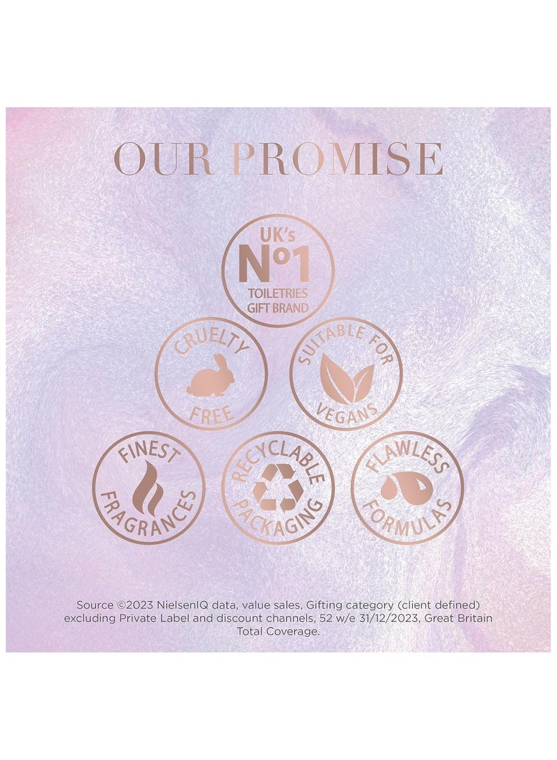 Baylis & Harding Luxury Gift Set for Women Jojoba Vanilla & Almond Oil Shower Gel, Cream, Hand & Body Lotion, and Bath Crystals Pampering Gift Set in a Keepsake Box - Image 4