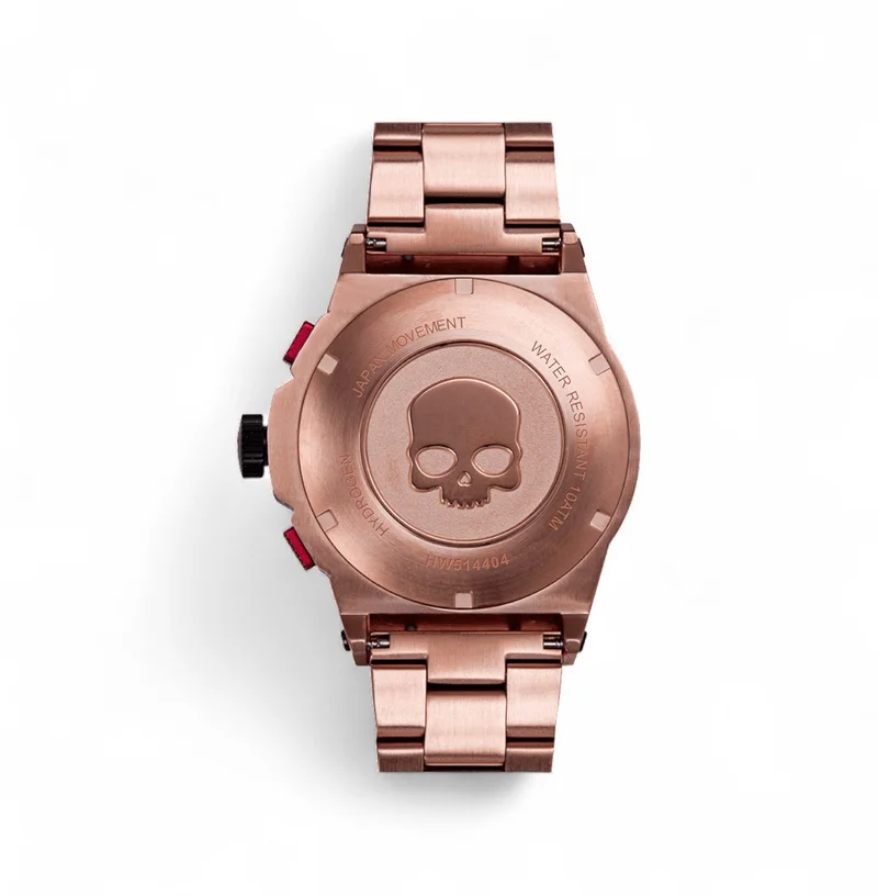 Hydrogen Watch Hydrogren Otto Chrono Rose Gold Link Watch