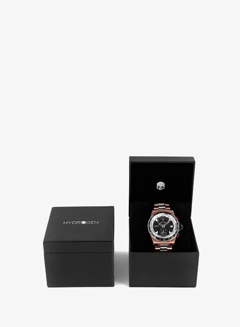 Hydrogen Watch Rose Gold Otto Chrono Rose Gold Link Watch for Men | Best Price UAE
