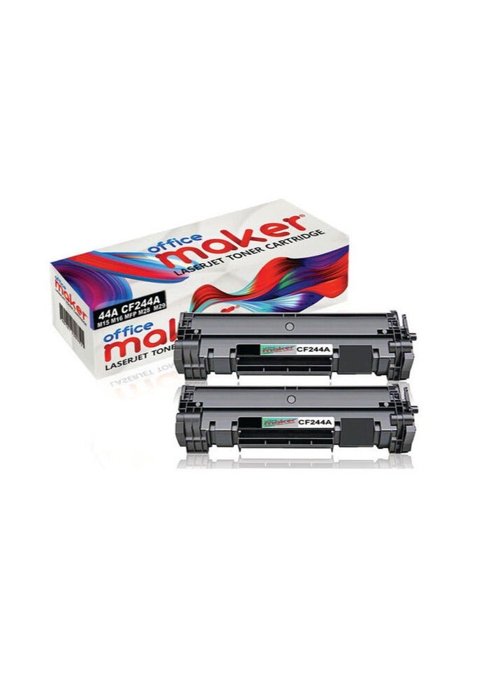 Office Maker 2-Piece Toner Cartridge Set For HP Laserjet Pro M15 M16 MFP M28 M29a M29w Printer Black  - Image 1