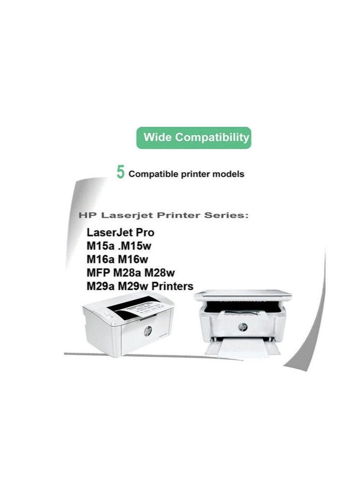 Office Maker 2-Piece Toner Cartridge Set For HP Laserjet Pro M15 M16 MFP M28 M29a M29w Printer Black  - Image 3