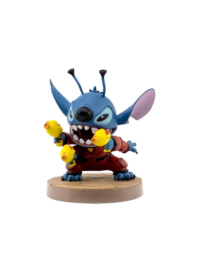 ديزني Lilo & Stitch Fun Series 2 with Window Box - Space Suit Stitch | Collectible Figure | Stitch Figurine | Display Figure | Perfect Gift for Collectors and Kids