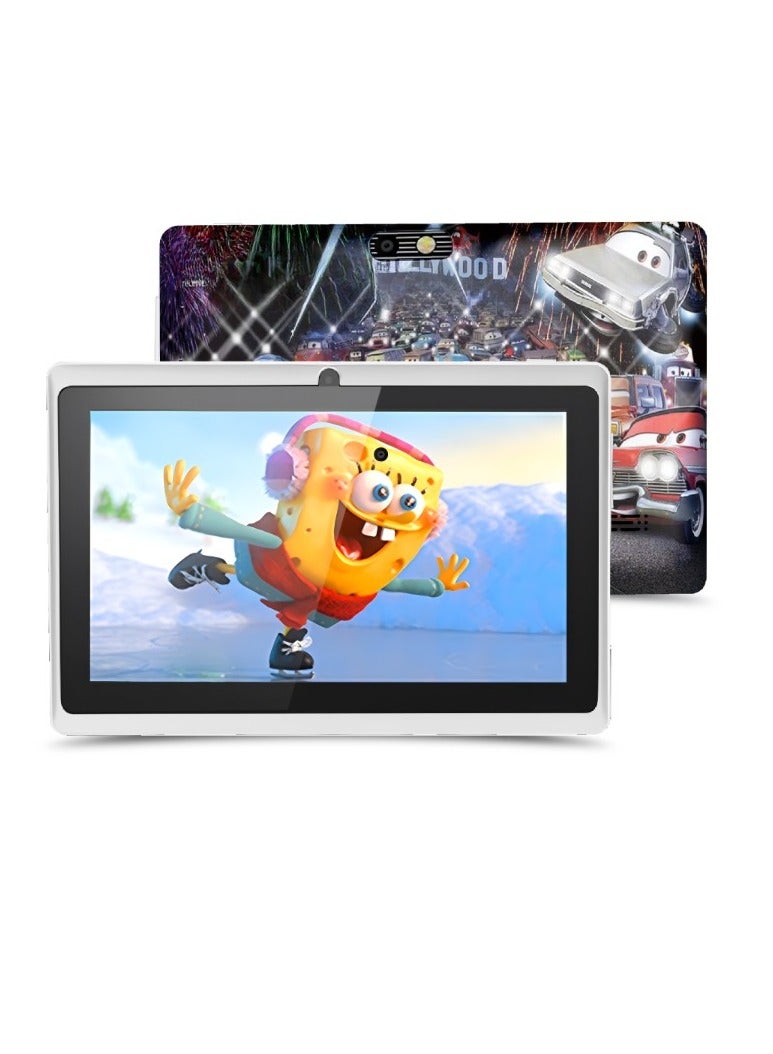 AROAQ Q85 Kids Learning Tablet, 7 Inch Large Display Touch Screen Pad, 2GB RAM 16GB ROM Dual Camera Wifi Tablet, Portable Kids Educational Tablet, (1pc, Car Design) - Image 1