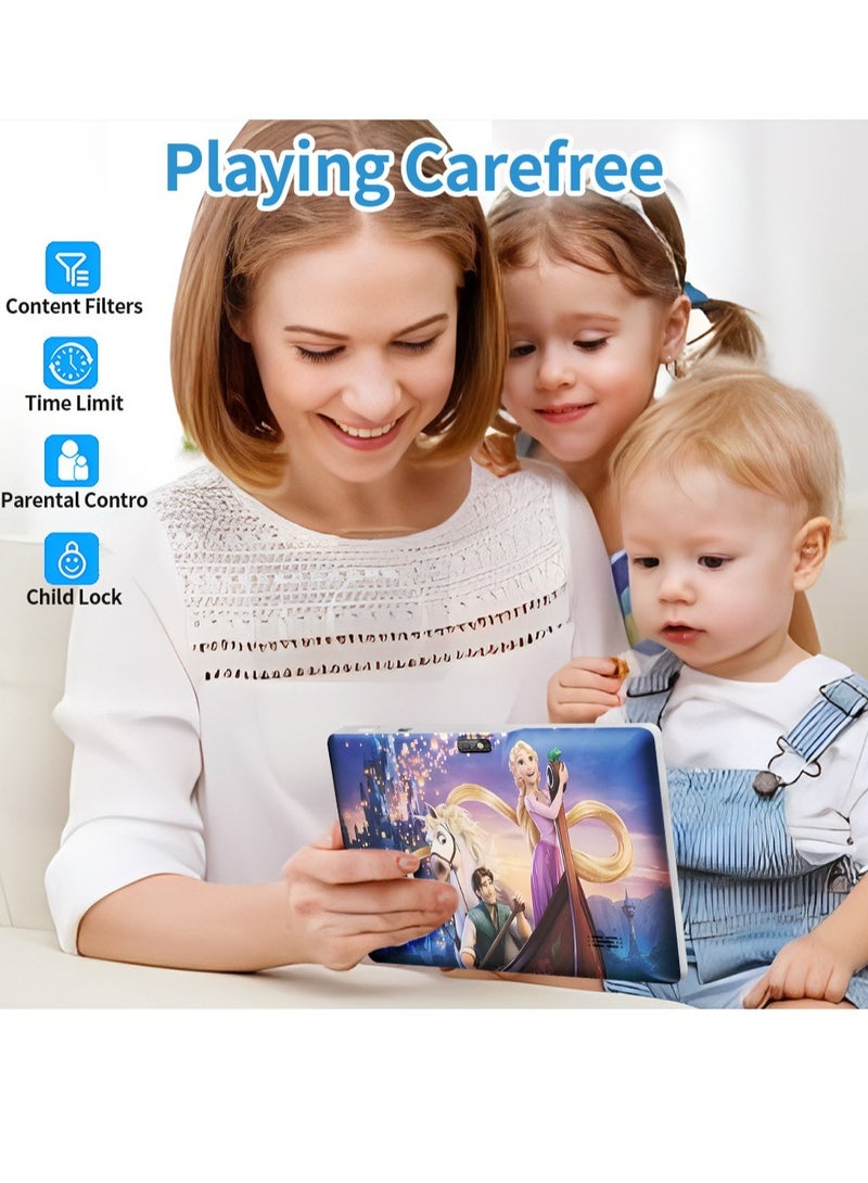 AROAQ Q85 Kids Learning Tablet, 7 Inch Large Display Touch Screen Pad, 2GB RAM 16GB ROM Dual Camera Wifi Tablet, Portable Kids Educational Tablet, (1pc, Car Design) - Image 2