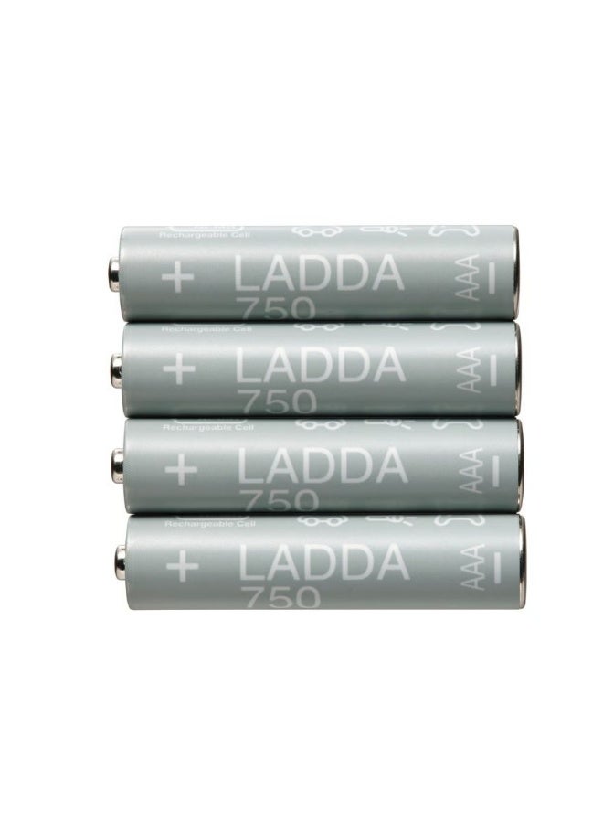 LADDA Rechargeable battery, HR03 AAA 1.2V, 750mAh - Image 1