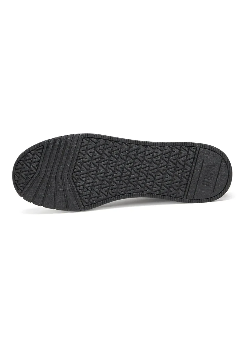 U.S. Polo Assn. Men's Black Low-Top Sneaker - Lightweight Stylish Lace-Up Design with Comfort Cushioned Sole for Everyday Wear