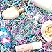 Caleihd Crinkle Cut Paper Grass Cushion Paper Streamer for Christmas Wedding Birthday Bridesmaid Engagement Craft Gift Boxes Bags Filler Decoration 45oz Multicolor - Image 4