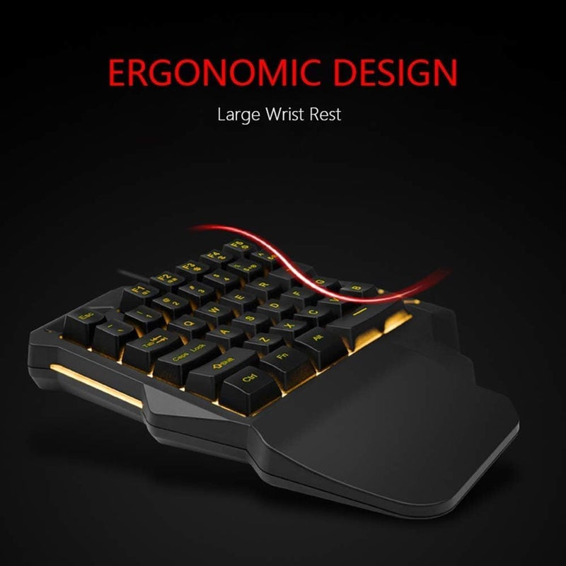 SCIENISH Arabic/English Layout Mini I8 2.4G Wireless 92 Keys Keyboard with Touchpad for Google TV Box/PS3/PC - Image 1